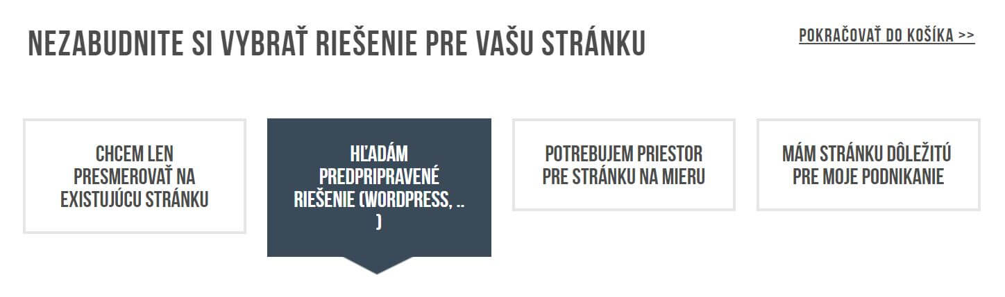 Wybór hostingu WordPress – starszy interfejs