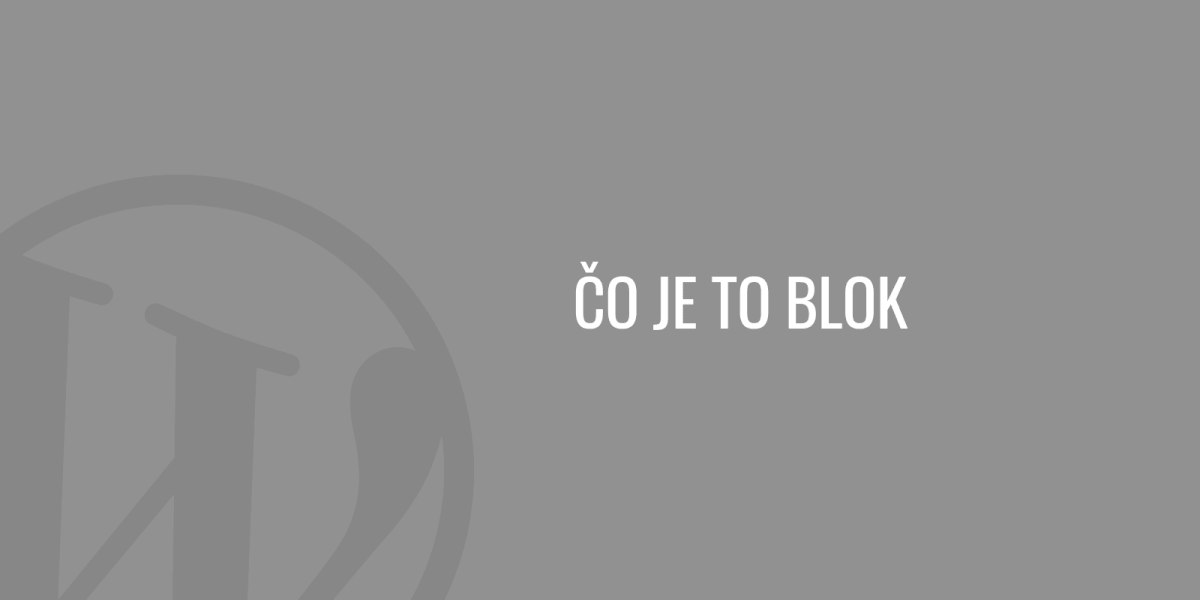 Co to jest blok