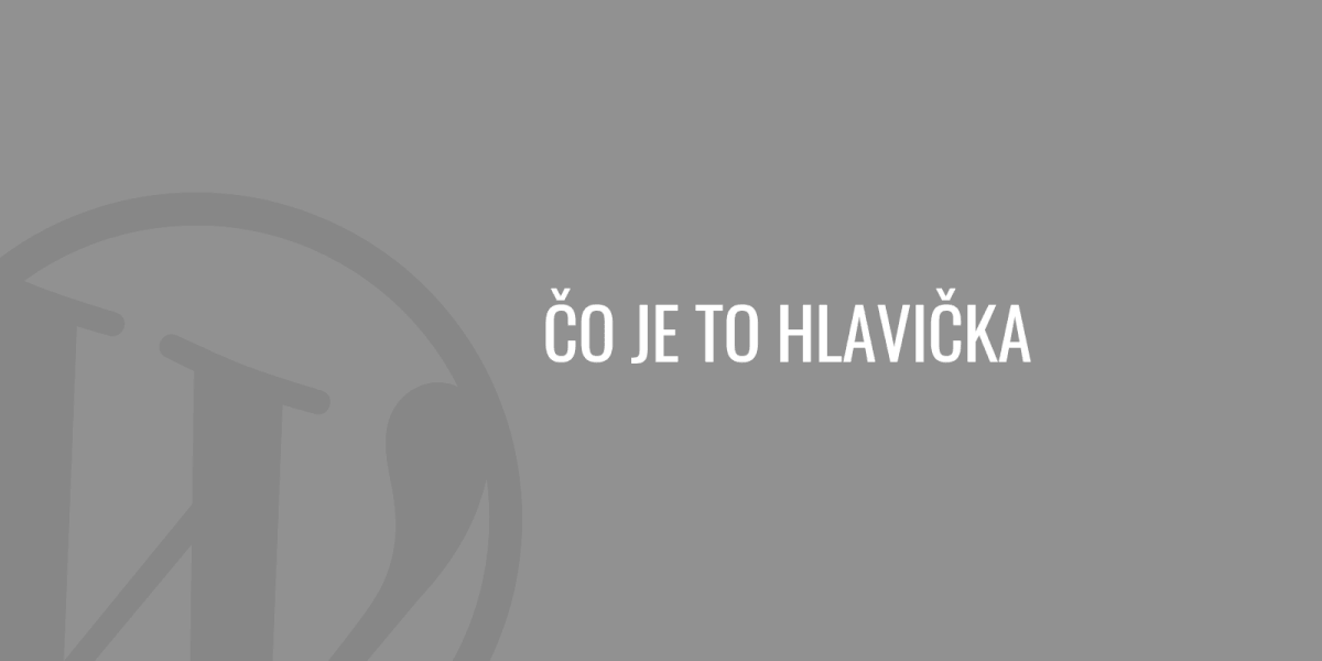 Co to jest nagłówek