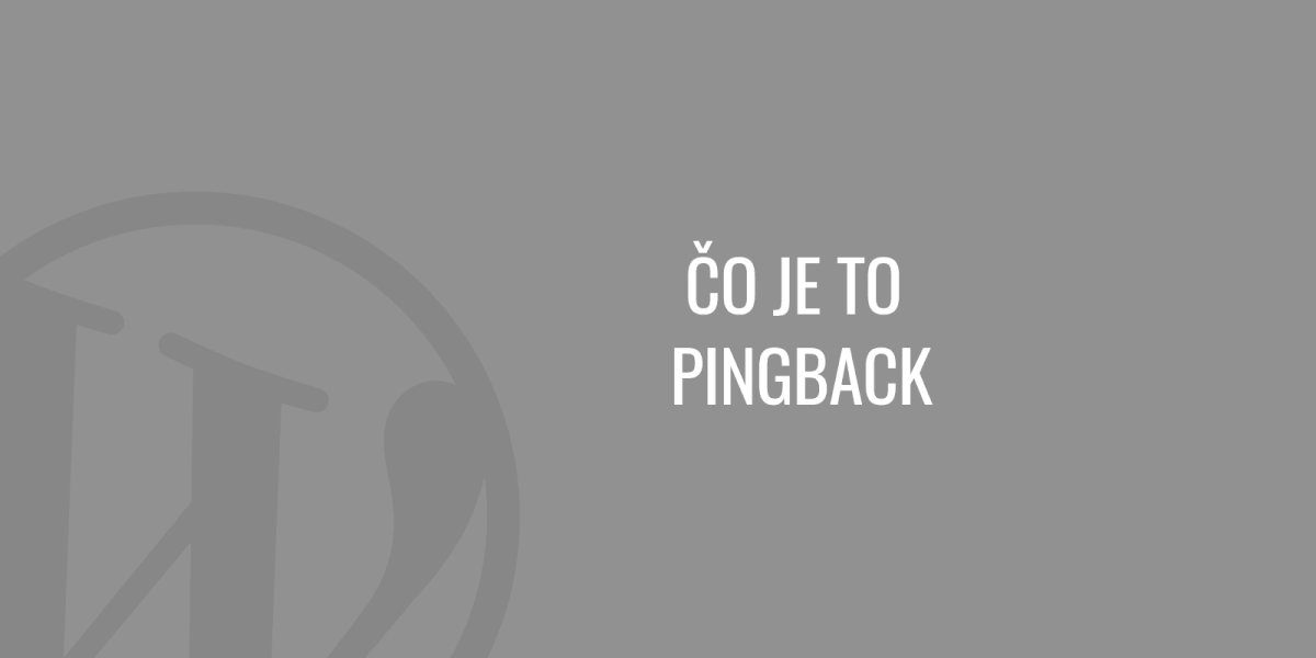 Co to jest pingback