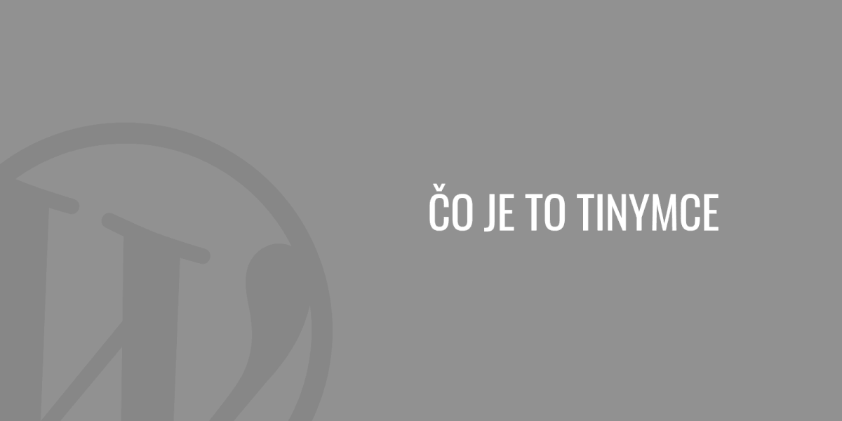 Co to jest TinyMCE