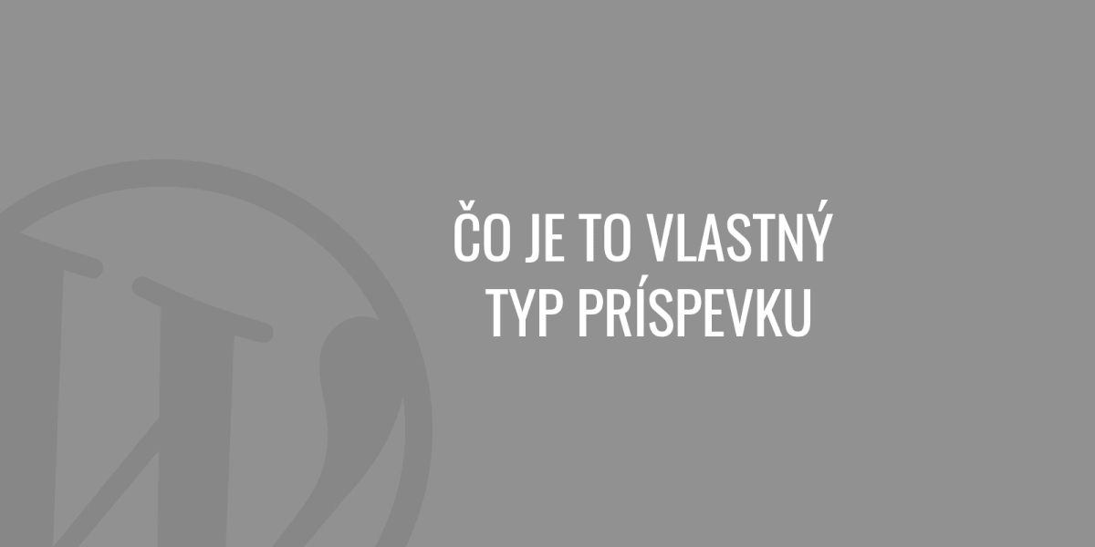Co to jest niestandardowy typ posta