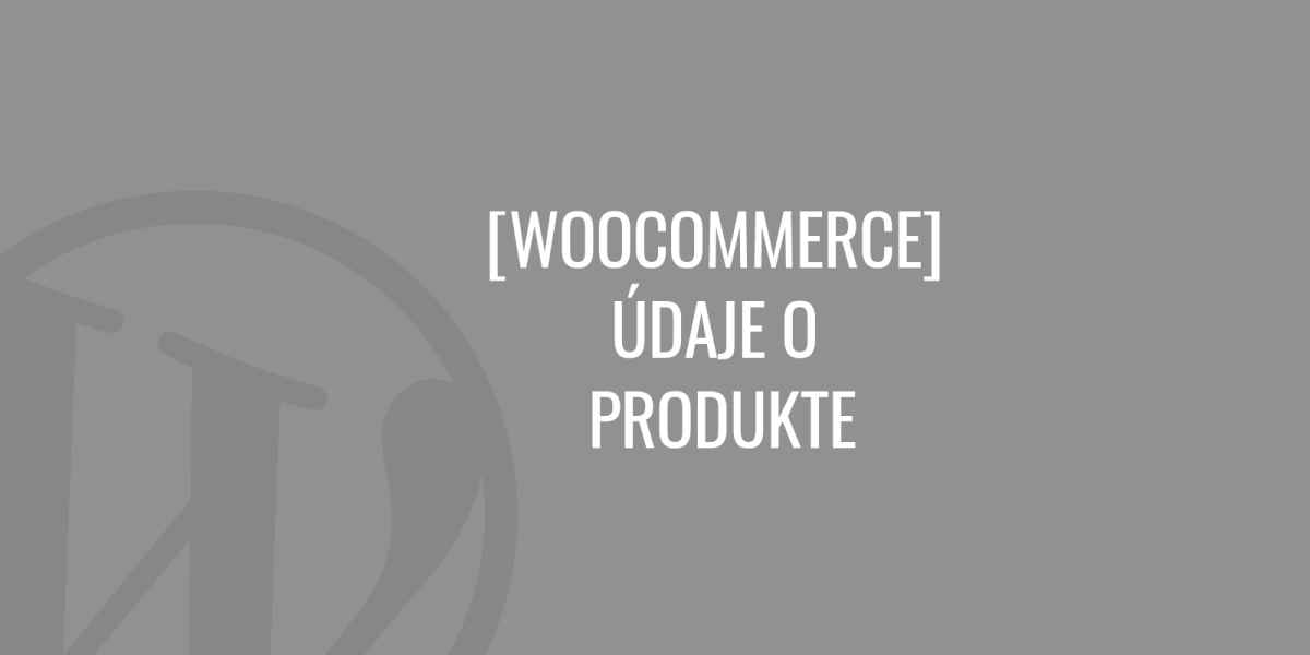 Szczegóły produktu WooCommerce