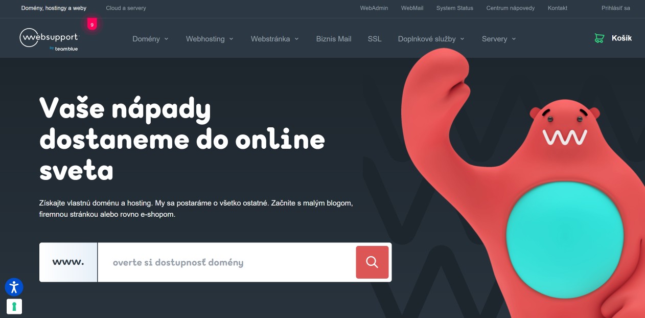 WebSupport hosting
